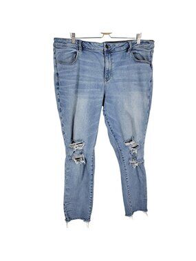 American Eagle Skinny Jeans Super Stretch Distressed jeans Plus size 22